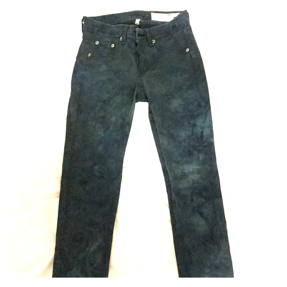 Rag & Bone Green Tie Dye Pants, 24